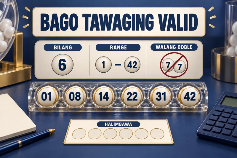 Paliwanag na ilustrasyon: Selection validity. Mga halimbawang label, hindi aktuwal na result.